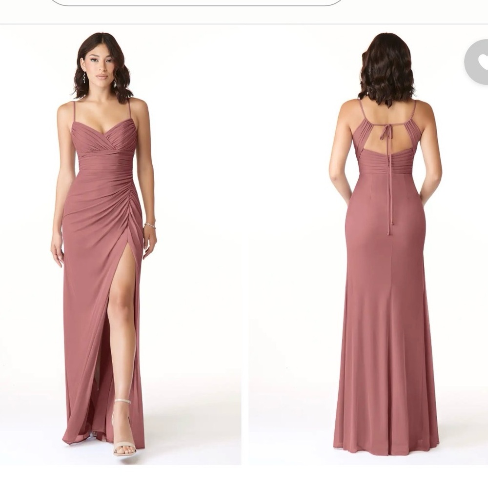 Azazie “Kamali” Dress Size 12 Desert Rose 💐